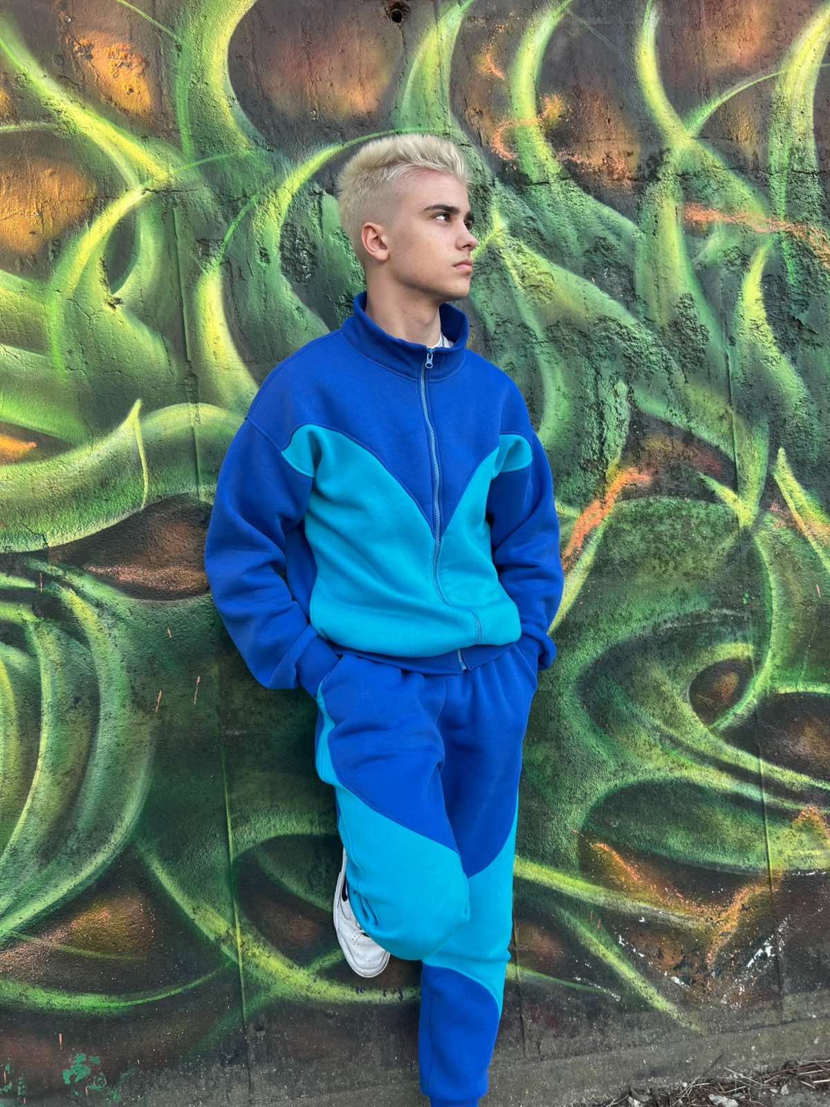 BLUE SKY Man's Hoodie | Money Face Clothing