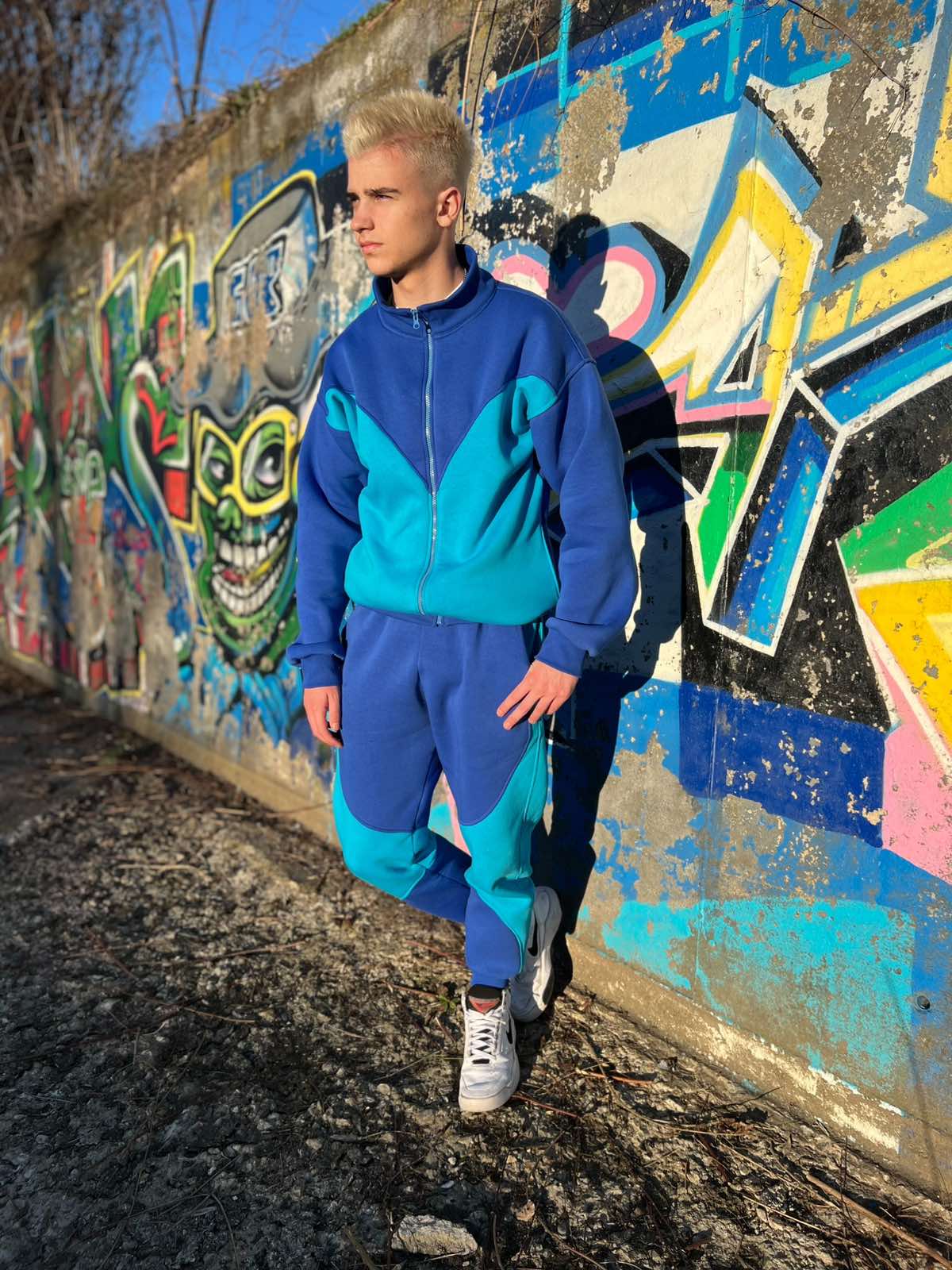 BLUE SKY Man's Joggers | Money Face Clothing alternate